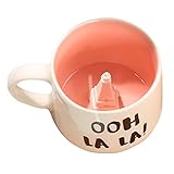 TechoEcho 3D-Tasse mit Tiermotiv, Cartoon-Keramikfigur, Eiffelturm, Tasse, Weihnachten, Geburtstag, niedliche Tasse für Kinder, Überraschungsgeschenk für Freunde, Heimbüro-Dekoration (Eiffelturm)