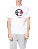 Champion Herren Off Court Small Logo T-Shirt, weiß, L