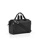 Reisenthel Allrounder S Pocket MO7003 in Schwarz – Reisetasche mit 11l Volumen – für Alltag Reisen und Büro – B 39 x H 26 x T 16,5