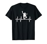 Skateboard Skater Heartbeat Herzschlag Outfit Geschenk T-S