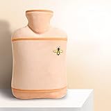 2L Wärmflasche Wasserfüllung Magenwärmer Wasserflasche Handwärmer Studentin Compress Belly Cute Plüsch Hot Compress Dormitory Fußw