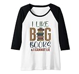 Damen I Like Big Books & Cannot Lie, lustiges Zitat zum Lesen, Liebhaber, Wortspiel Rag