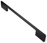 Gedotec Schubladengriff Industrial Möbelgriff 288 & 320 mm im Landhaus-Stil - DINO | Türgriff Schranktür & Küchen-Schränke | Griff Metall schwarz | 1 Stück - Schrankgriff Vintage mit Möbel-Schraub