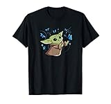 Star Wars The Mandalorian The Child with Blue Butterflies T-S