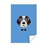 Poster - Childrens Illustration Hund als Gentleman - 20x30