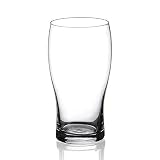 Amisglass Biergläser 6er Set, Tulpen Gläser 600ML, Klassisches Design, Gläser Set für Bier Wasser Saft oder Cocktail, Pub Bierglas für Biertrinken, Perfekt für Zuhause, Restaurants und Party