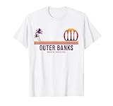 Outer Banks Beach Retro Surfer Vintage - Surf T-S