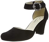 HIRSCHKOGEL Damen 3007835 Riemchenpumps, Schwarz (Schwarz 002), 39 EU