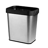 XYECPRG Badezimmer-Bin, Trash Can rechteckigen kleinen Abfalleimer Mülleimer, Müllcontainer Abfalleimer - for Badezimmer, Pulverräume, Küchen, Home O