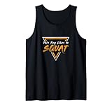 Herren Boy Likes Squatting Ironic Spruch Powerlifter Gym Tank Top