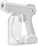 CWZY Handheld Nano Zerstäuber Electric Sprayer Elektrische Desinfektionsspritzen, Blaulicht Elektrische Handheld Gun Nano Tragbare Waffe Schnurlose Wiederaufladbare Nebelmaschine Deisg