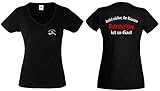 Damen T-Shirt Unterhaching Ultras kniet nieder Schwarz M