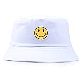 Smile Face Bucket Hats For Women Cute Girls Fashion Hip Hop Beach Panama Caps Men Unisex Bob Fishing Summer Fisherman's H