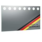 Spiegel ID Hollywood: LED BADSPIEGEL mit Beleuchtung - Made in Germany - Auswahl: (Breite) 120 cm x (Höhe) 80 cm - Modell: 2205512 - LED Lichtfarbe: warm und kaltweiß - Bedienung: Doppel Kipp