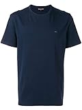 Michael Kors Luxury Fashion Herren CS95FXY20B401 Blau Baumwolle T-Shirt | Jahreszeit O