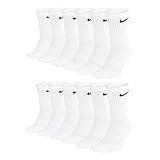 Nike Unisex Trainingssocken Everyday Cushioned Crew Socks SX7664 6 Paar, Größe:38-42, Artikel:-100 w