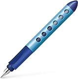 Faber-Castell 149847 - Schulfüller Scribolino, für Rechtshänder, Feder A, blau, 1 Stück