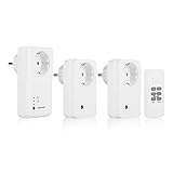 Smartwares Smarthome WLAN Funkzentrale + 2x Steckdosen (Alexa kompatibel), erweiterbar/Steuerung via App iOS & Android, SH5-SET-GW, Design k