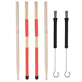 Drum Sticks Set, Drum Stick Brush Sticks Natürlicher und weicher Klang. für junge Rockbands und Schlagzeug