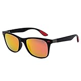 Lazzboy Polarisierte Sonnenbrille Für Frauen Mann Verspiegelte Linse Mode Brille Brillen Herren & Damen Sonnenbrillen Original Unisex - Farben, Verspiegelt(E)