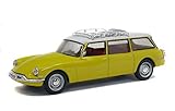 Solido Citroen DS 19 Break, 1960, Modellauto, Maßstab 1:43, gelb/weiß