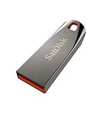SanDisk Cruzer Force 32GB USB 2.0 Capacity Chrom USB-Stick - USB-Sticks (32 GB, USB 2.0, USB Type-A Connector, Ohne Deckel, Passwortschutz, Chrom),