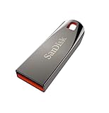 SanDisk Cruzer Force 32GB USB 2.0 Capacity Chrom USB-Stick - USB-Sticks (32 GB, USB 2.0, USB Type-A Connector, Ohne Deckel, Passwortschutz, Chrom),