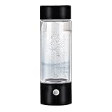 Wasserstoff-Wasserflasche, tragbarer Wasserstoff-Wassermacher, USB-Lade-Wasserstoffgenerator, reichhaltiges Wasser, Ionisator, alkalische Wasserflasche, ideal für Büro, Reisen und Arb