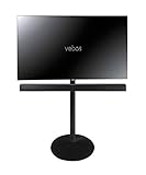 Vebos tv Standfuß Samsung HW-Q950A schwarz | Höhe 99-119 cm | 40 - 65 Inch | Max 35 kg