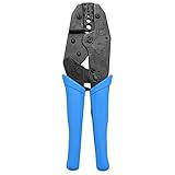 Jdeijfev 1 Set Koaxial-Crimpzange für Rg58 / Rg59 / Rg6 mit 10 BNC-Stecker-Crimpverbinder-S