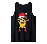 Taco Mexiko Mexikanisches Essen Dabbing Tanzen Weihnachten Tank Top