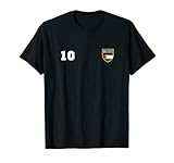 Gaza Strip Nummer 10 Fußballflagge # Zehn Trikot T-S