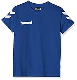 Hummel Kinder T-shirts Hmlgo Kids Cotton, blau (True Blau), 128 (M)