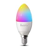 Alexa Lampe E14 LED, Wlan GlüHbirnen 5w 2800k Dimmbar Aluminium Birne 16 Millionen Farben E14 Smart Bulb Rgb Led Lampe Dimmbar Warmweiß Kompatibel Mit Google Home Alexa Echo By Avatar C