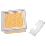 vhbw Filter-Set kompatibel mit Fox 350000066 Staubsauger - 2x Ersatz-Filter (HEPA-Filter, Vorfilter)