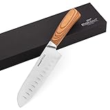 makami Kona II Santoku Messer mit Griff aus Pakkawood - scharfes asiatisches Koch- und Kü