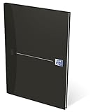OXFORD Gebundenes Buch Essentials, DIN A4, kariert, 96 Blatt, schw