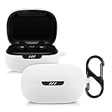 kwmobile Schutzhülle kompatibel mit JBL Live Pro Plus - Hülle Kopfhörer - Silikon Case Cover Weiß