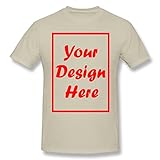 Custom Personalized Individuelles individualisiertes Unisex Cotton T-Shirt, Gestalten Sie Ihren eigenen Drucktext oder B