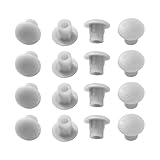 Agoky 50/100 Pcs Plastic Innensechskant Abdeckkappe Sechskantschrauben Kappenschutz Schrauben Beschützer Ersatzteil Zubehör schwarz weiß blau grün gelb grau rot Grau B One S