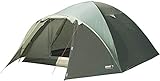 High Peak Kuppelzelt Nevada 4, Campingzelt mit Vorbau, Iglu-Zelt für 4 Personen, doppelwandig, 2.000 mm wasserdicht, Ventilationssystem, Wetterschutz-Eingang, Mosk
