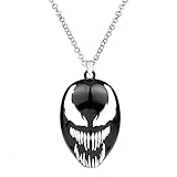 Kreative Persönlichkeit Film Peripherie Schmuck Venom Deadly Guardian Halskette Schwarz Spiderman Maske Anhänger Halskette Schmuck