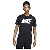 Nike Mens M NSW Tee ICON Block T-Shirt, Black/White, XL-T