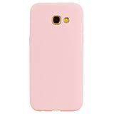 cuzz Samsung Galaxy A5 2017 Hülle Case+{1 x Panzerglas Schutzfolie} Silikon Schutzhülle Handyhülle,Outdoor Stoßfest Schutzhülle Schmaler Telefonschutz,Staub und Scratch-Stoßfest-Pink