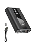 VRURC Powerbank 20000mAh kleine Externer Akku 22.5W PD QC3.0 Schnelles Aufladen USB C Power Bank mit LED Display 3 USB A Tragbares Ladegerät Kompatibel mit iPhone, Samsung, Huawei, iPad, Switch usw