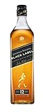 Johnnie Walker Black Label 12 Jahre Blended Scotch Whisky 70cl mit Geschenkverpackung