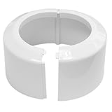 Klapp-Rosette für Anschlussbogen / -rohr | Weiß | WC, T