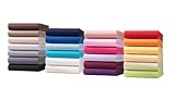 Hometex Premium Textiles Spannbettlaken Spannbetttuch bis 23 cm Steghöhe | Bettlaken Jersey aus 100% Baumwolle | 90-100x200 cm Weiß | Oeko-TEX® Standard 100 | Viele Größen und Farb