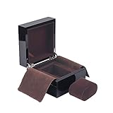 ZHUANYIYI Schwarzer Lack Holz Uhrenbox Uhranzeigenbehälter Box Samtfütterung for Wartung Und Uhren Geschenk