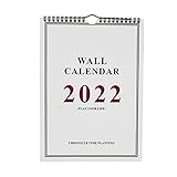 LIAZNGNA Kalender 2022 Wandkalender Monatlicher Planer Agenda Wandplaner Zeitplan Täglicher Organizer (Color : B)